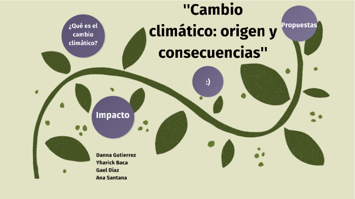 ''Cambio climático mundial: origen y consecuencias'' by Katherin ...