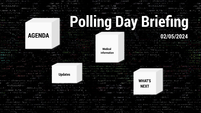 Polling Briefing Example Polling Day Briefing by Neil Crosbie on Prezi