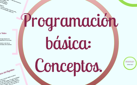 Conceptos básicos de programación. by Mariajosé Giraldo on Prezi