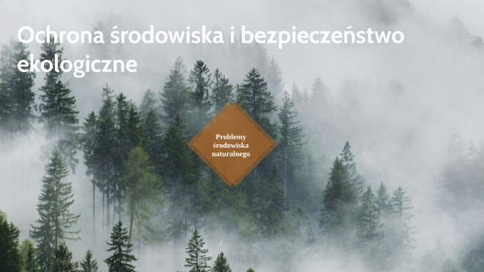 Ochrona środowiska I Bezpieczeństwo Ekologiczne By Weronika Weinmeister ...