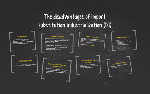 advantages of import substitution