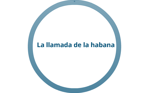 La llamada de La Habana