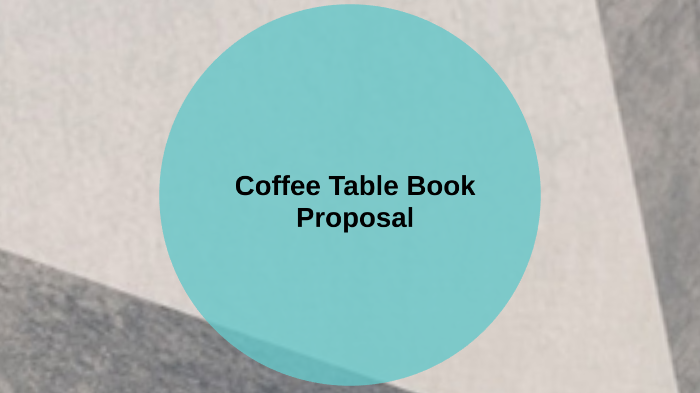 Coffee Table Book Proposal By Tehreem Javed