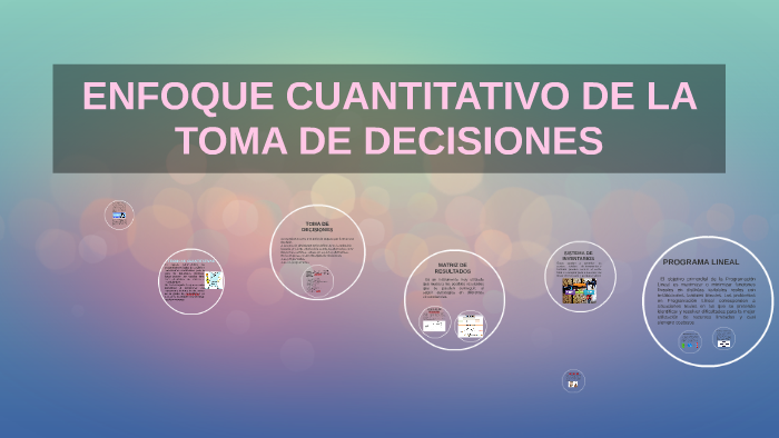 Enfoque Cuantitativo De La Toma De Decisiones By Kathy Villagran On Prezi 4311