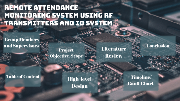 remote attendance monitoring system using RF Transmitters and ID system ...