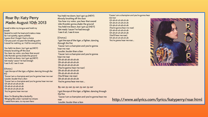 Lyrics To Roar, PDF, Leisure