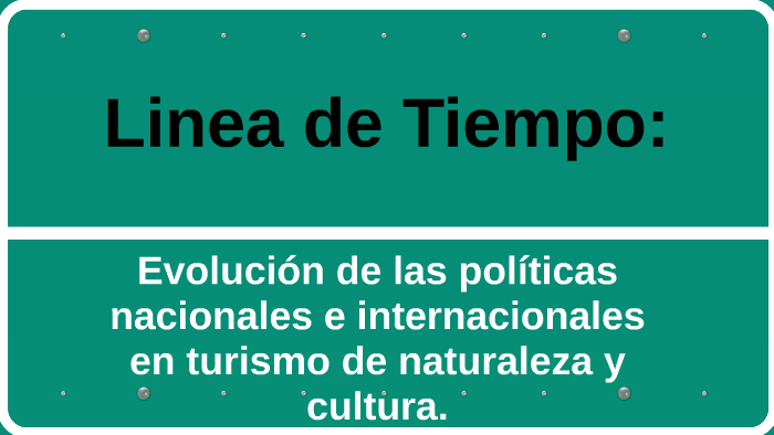 Linea De Tiempo: Evolución De Las Políticas Nacionales E ...