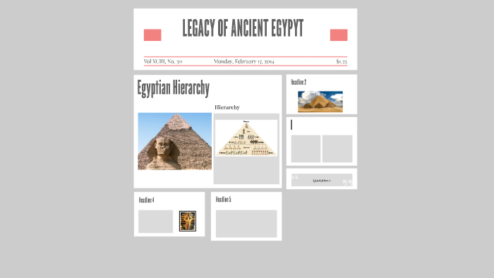 LEGACY OF ANCIENT EGYPYT by Alyssa Harriott on Prezi