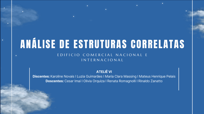 Análise de Estruturas Correlatas by Mateus Henrique Pelais Gonçalves on ...