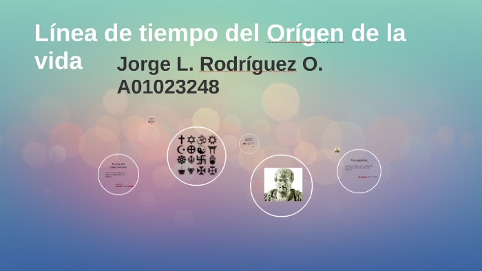 Linea de tiempo del Origen de la vida by Jorge Luis Rodríguez Olguín on ...