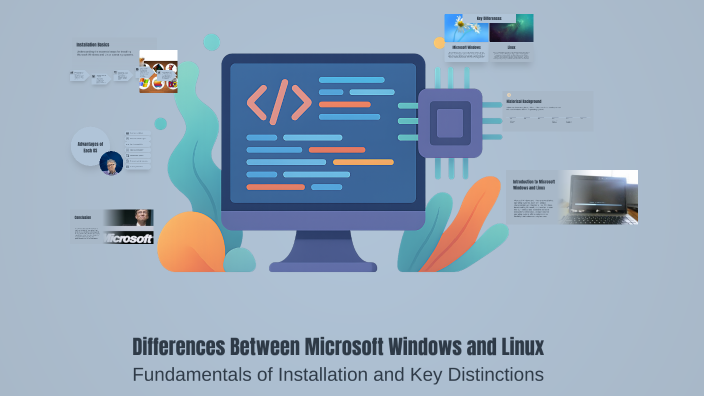 Differences Between Microsoft Windows and Linux by Muhammad Masharipov ...