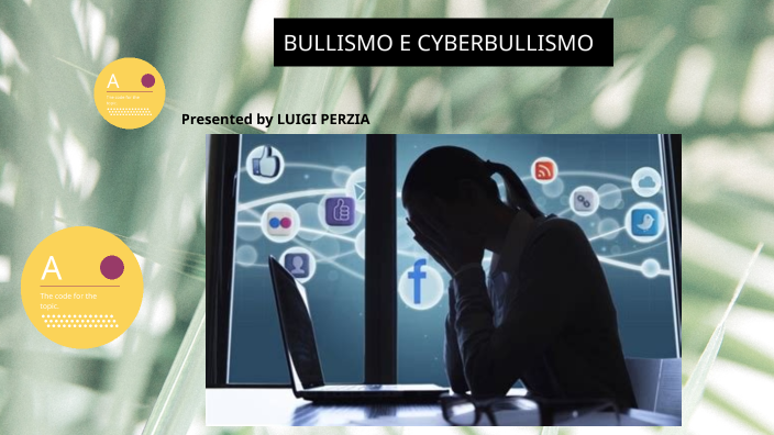 BULLISMO E CYBERBULLISMO By LUIGI PERZIA