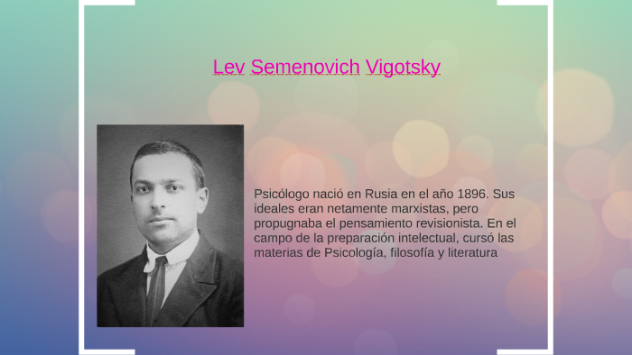 Lev Semenovich Vigotsky by clau arroyo on Prezi