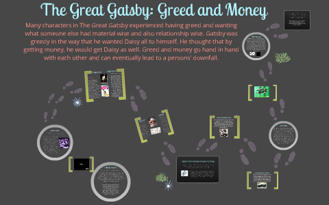 The Great Gatsby Money And Greed By Linnea Rohrsen