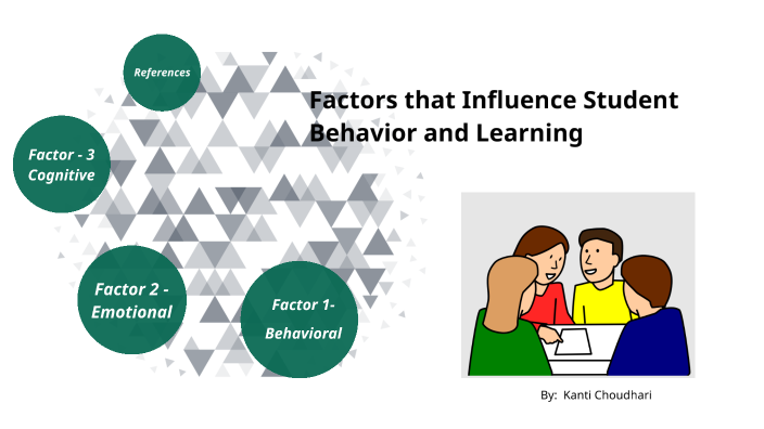 Factors That Influence Student Behavior And Learning By Kanti Choudhari ...