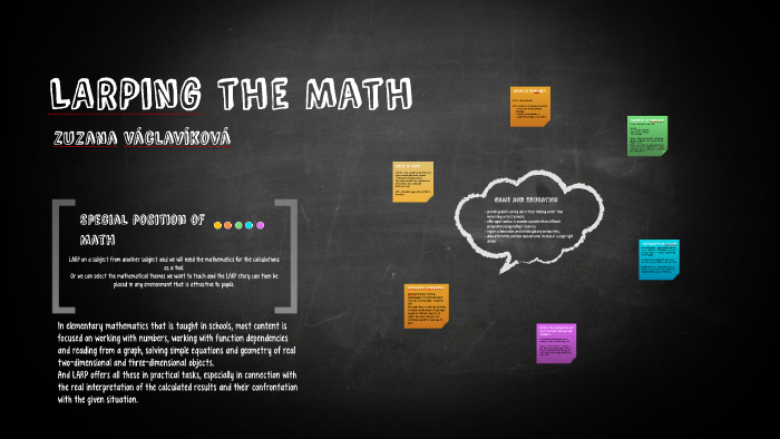 Larp Math Formulas LARPing the Math by Zuzana Václavíková on Prezi