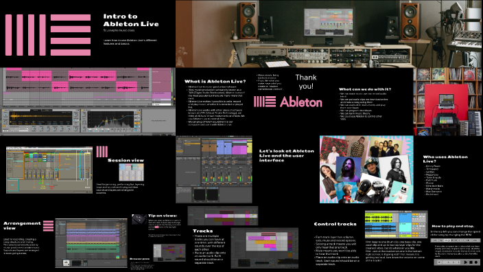 Intro to Ableton Live by Chris Tranter on Prezi