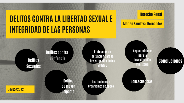 Delitos Contra La Libertad Sexual E Integridad De Las Personas By Marian Sandoval 1985