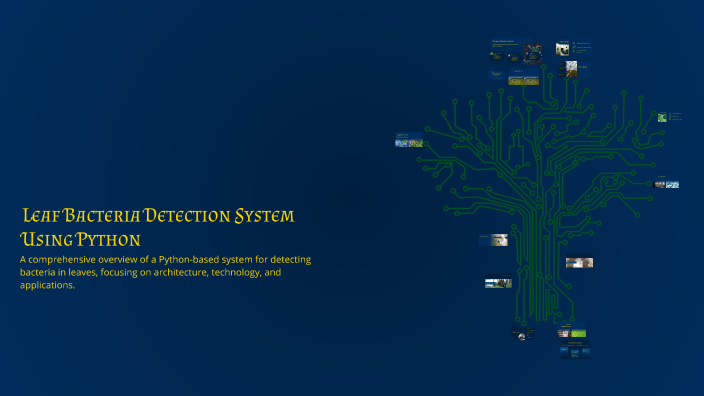Leaf Bacteria Detection System Using Python by Deva dharshni on Prezi