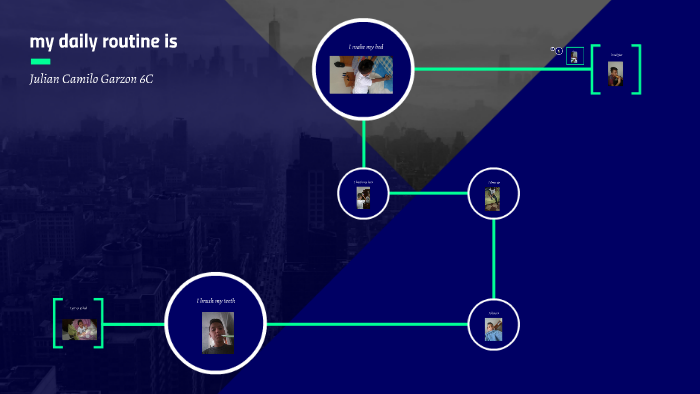 my daily routine is by pedro garzon on Prezi