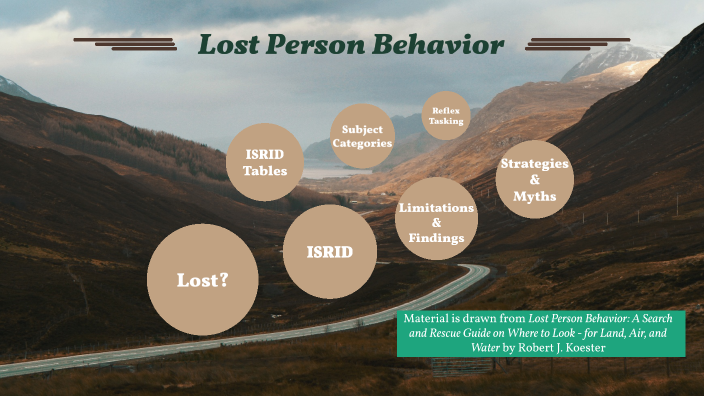 Lost Person Behavior Overview By Erica Thomas On Prezi Next