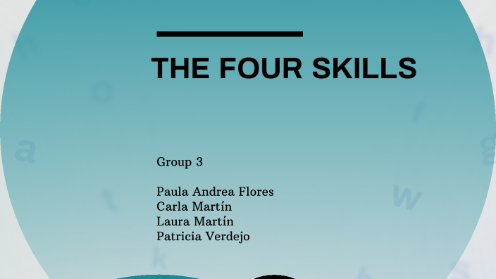 The four skills (Group 3) by Grupo Nookies on Prezi
