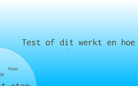 Oefening presentatie by Mariska Hage on Prezi