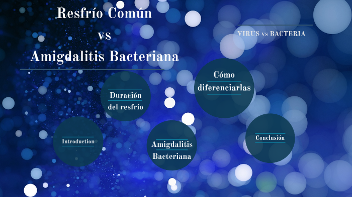 Resfrío VS Amigdalitis Bacteriana by Deyanira Ruiz on Prezi