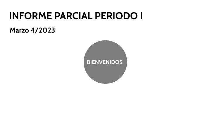 INFORME PARCIAL PERIODO I by Yalile PALACIOS on Prezi