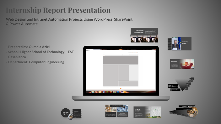 Internship Report Presentation by OUMNIA AZIZI on Prezi