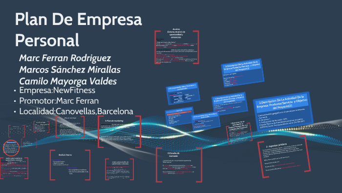 Plan De Empresa by Marc Ferran on Prezi