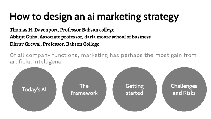 how to design an ai marketing strategy by 鶴千 張 on Prezi
