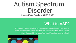 ASD fact sheet by laura kate dekle on Prezi Design