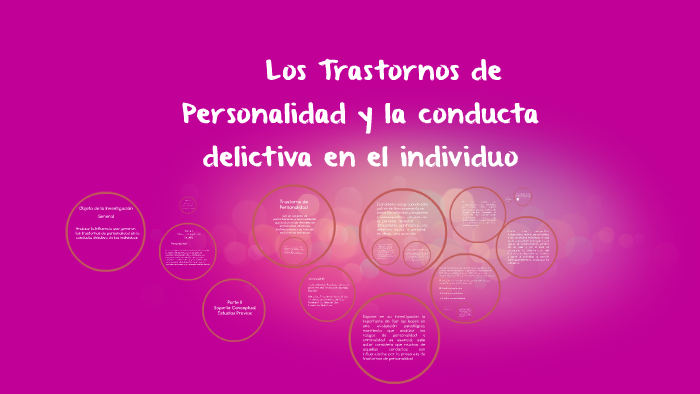 Los Trastornos de Personalidad y la conducta delictiva e by Naybeth