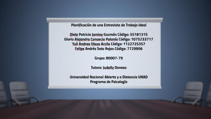 Planificación De Una Entrevista De Trabajo Ideal By Felipe Andres Soto Rojas On Prezi 2607