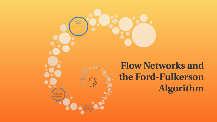 What is a flow network? by Liam Lawson