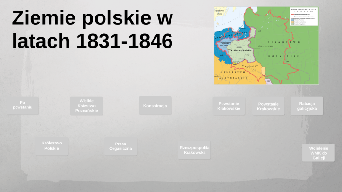 Ziemie Polskie w latach 1831-49 by Nikola Piotrowska on Prezi