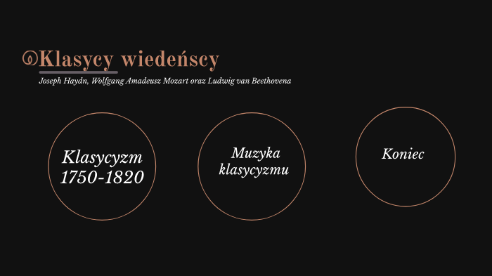 Klasycy wiedeńscy by Maciej Poźniak on Prezi