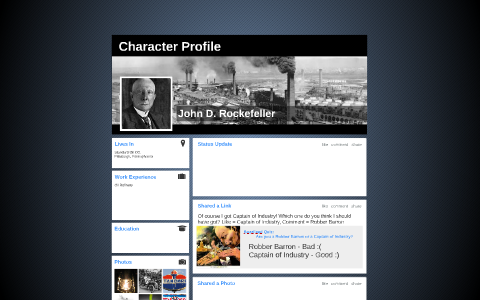 John D. Rockefeller Page