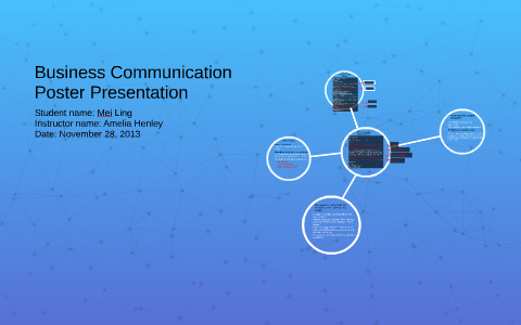 communication poster presentation