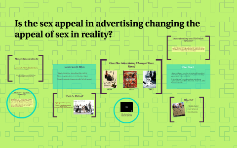 Is the sex appeal in advertising changing the appeal of sex by Jordan