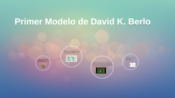 Primer Modelo de David K. Berlo by Bella Lara on Prezi Next