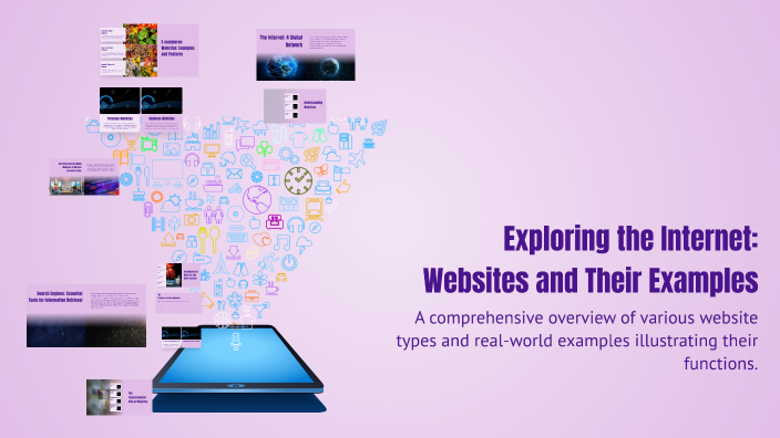 Exploring Web Pages Exploring the Internet: Websites and Their Examples by Danny Chaves ...