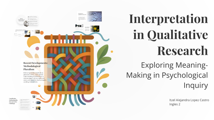 Interpretation in Qualitative Research by ITZEL ALEJANDRA LOPEZ CASTRO ...