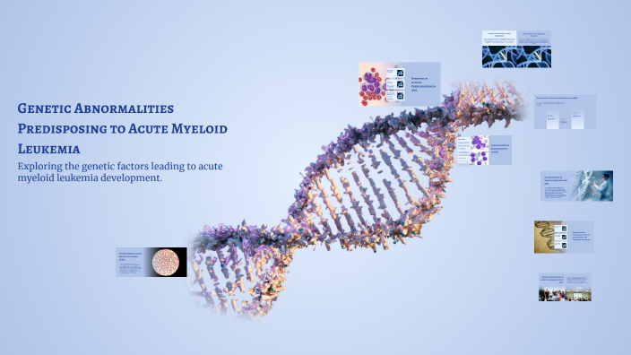 Genetic Abnormalities Predisposing to Acute Myeloid Leukemia by ...
