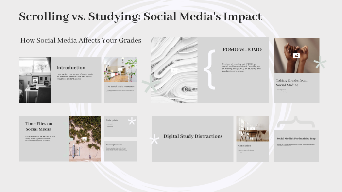 Scrolling vs. Studying: Social Media's Impact by PRAGATHI DA on Prezi