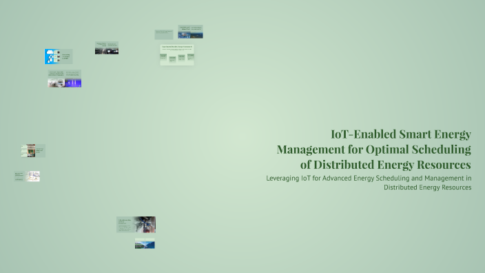 IoT-Enabled Smart Energy Management for Optimal Scheduling of ...