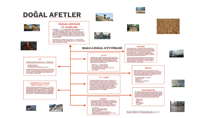 DOĞAL AFETLER by elif yüksekkaya on Prezi
