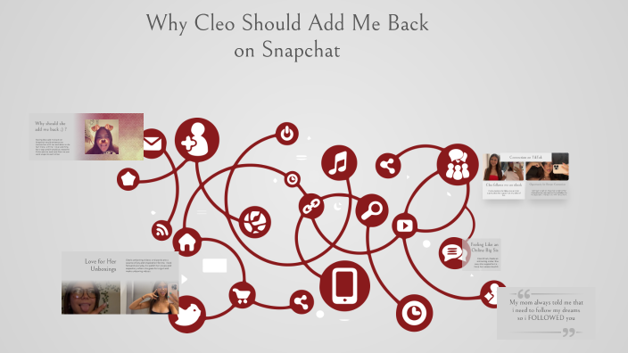 Why Cleo Should Add Me Back on Snapchat by saloua el morabit on Prezi