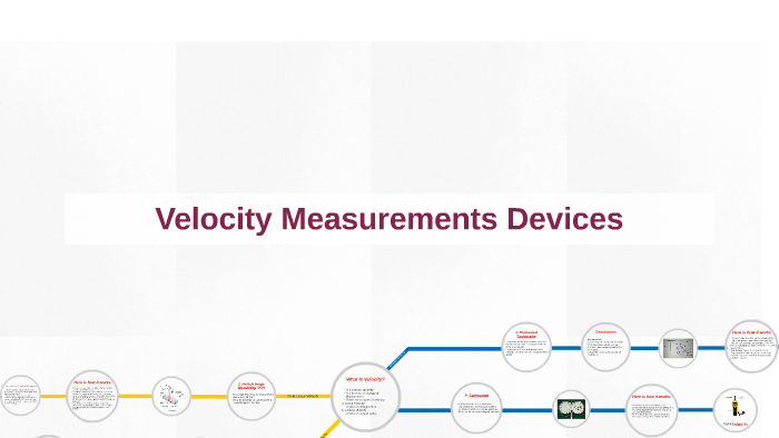 Velocity Measurements Devices by ahmed amr